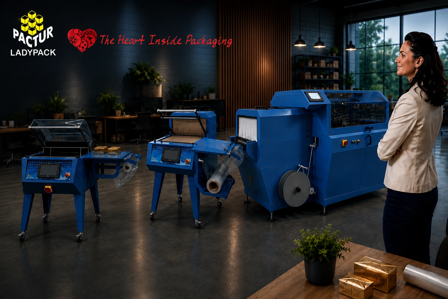 Machines automatiques pour mise sous film